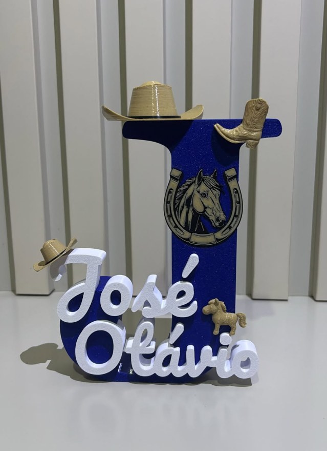 Letreiro personalizado José Otávio